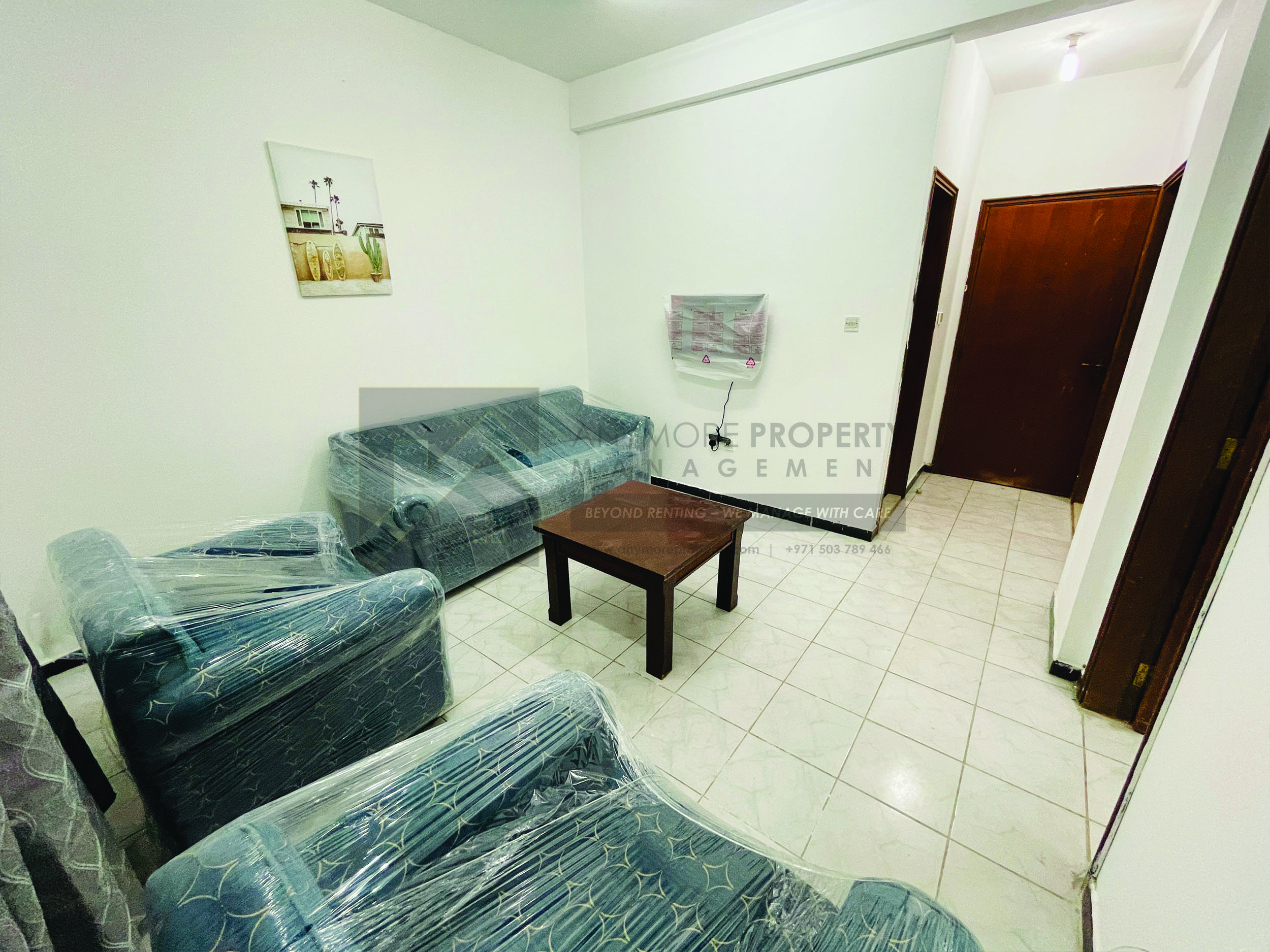 Furnished 1BHK with Balcony in Bu Tina