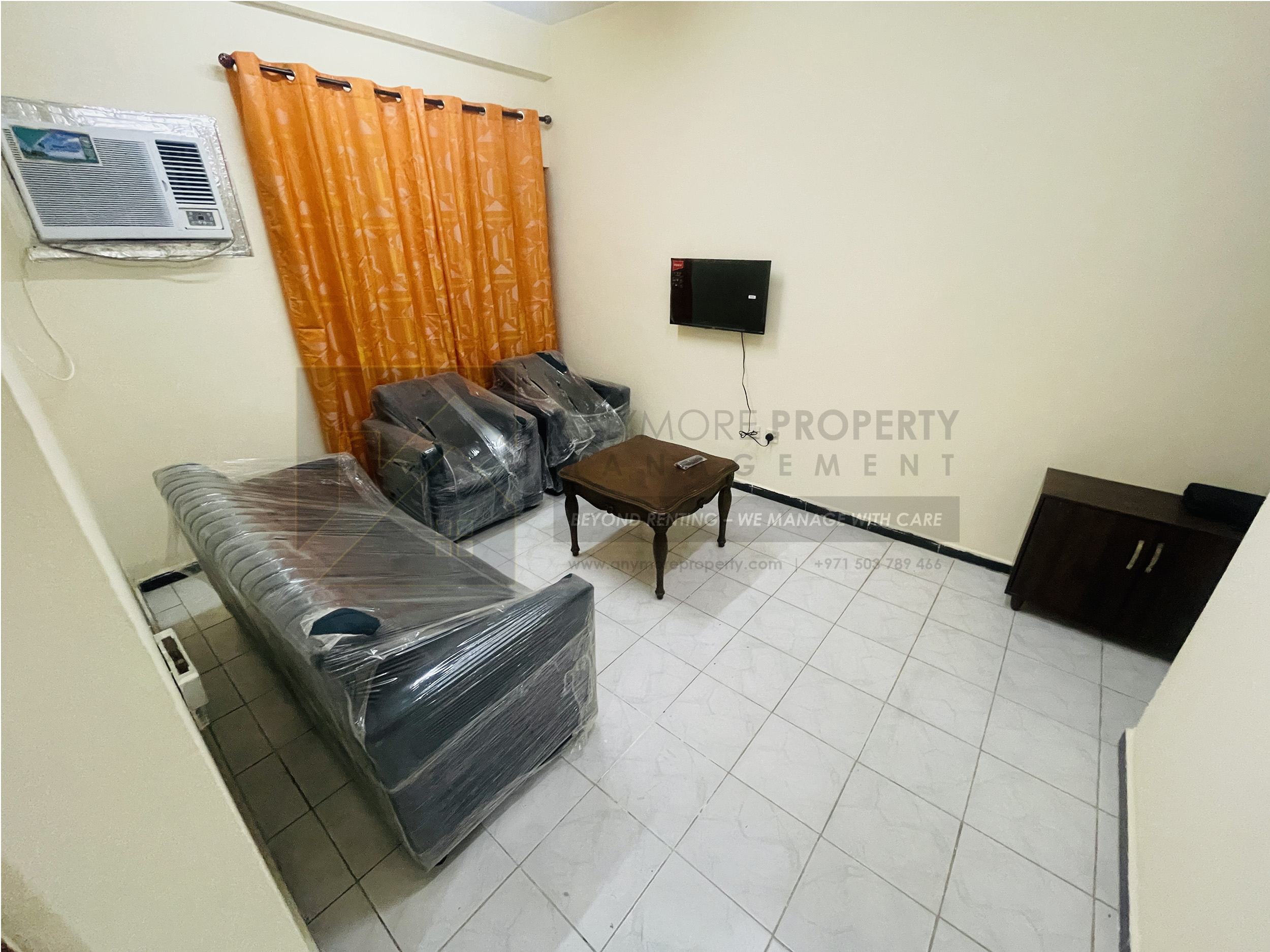 Furnished 1BHK with Balcony in Bu Tina property view 2